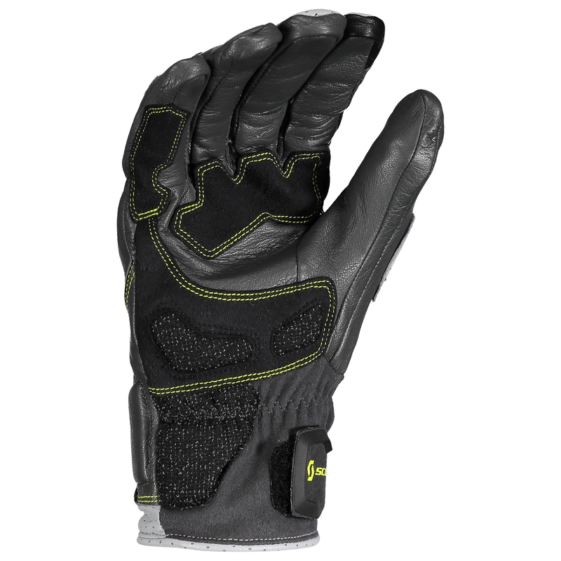 Skórzane rękawice SCOTT SPORT ADV szaro-zielone