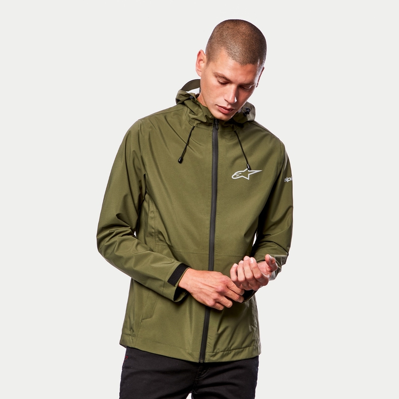 Kurtka przeciwdeszczowa Alpinestars Omni zielona