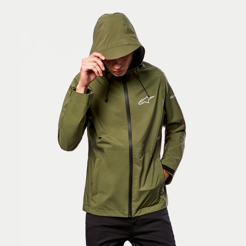 Kurtka przeciwdeszczowa Alpinestars Omni zielona