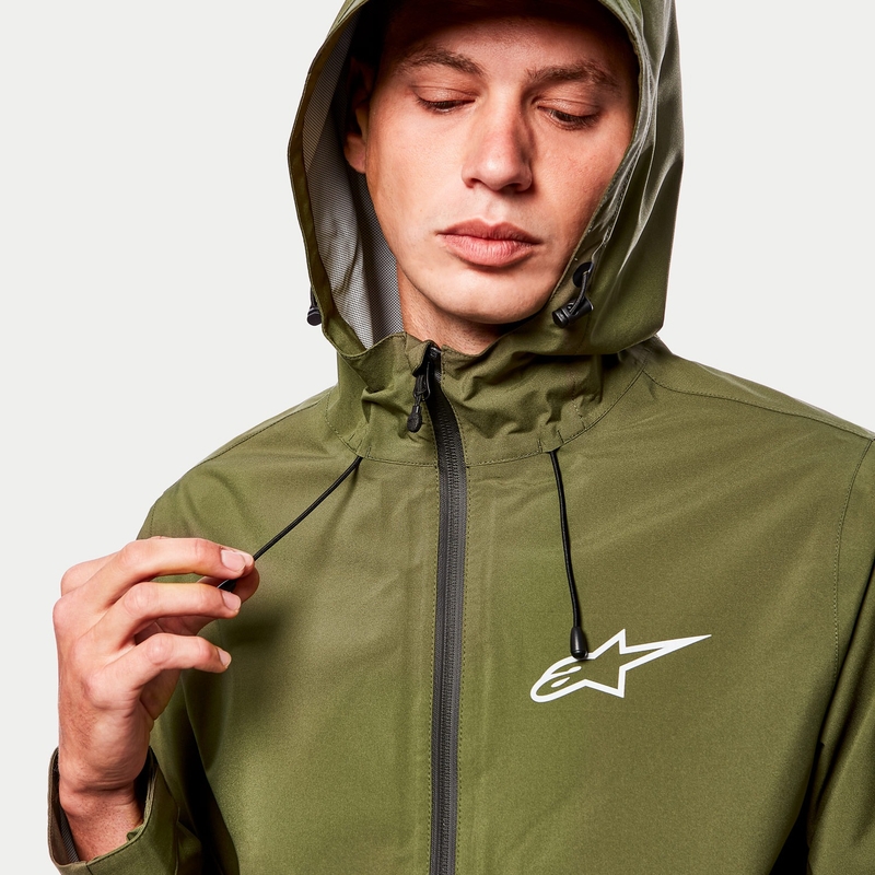 Kurtka przeciwdeszczowa Alpinestars Omni zielona