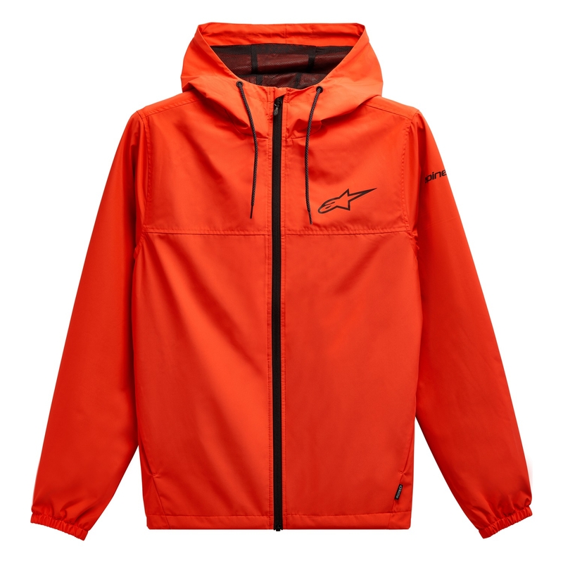 Kurtka Alpinestars Treq Windbreaker czerwona fluo-czarna