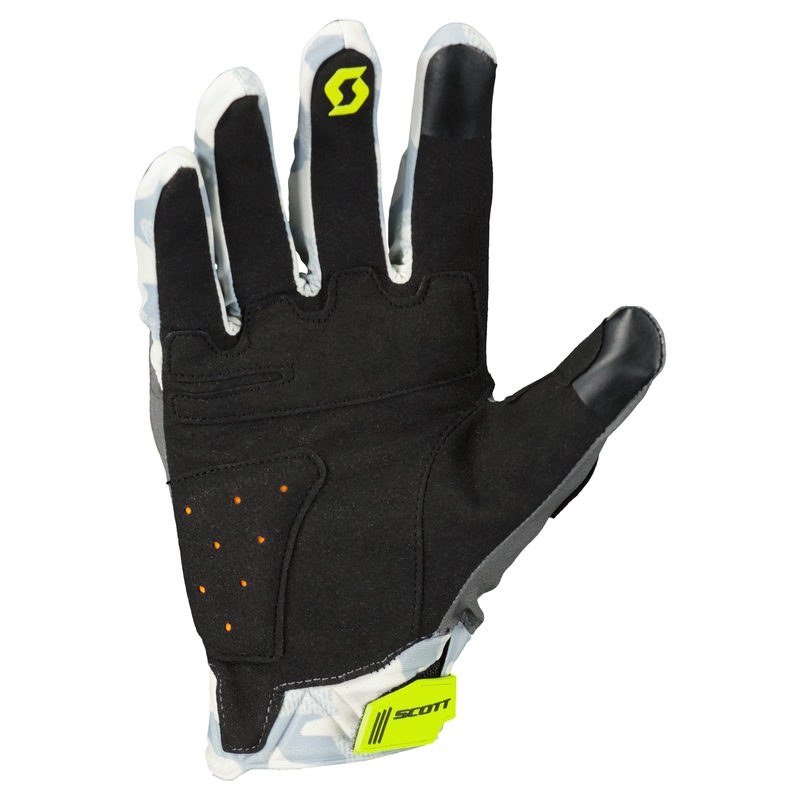 Rękawice motocyklowe SCOTT X-PLORE D3O szaro-żółte
