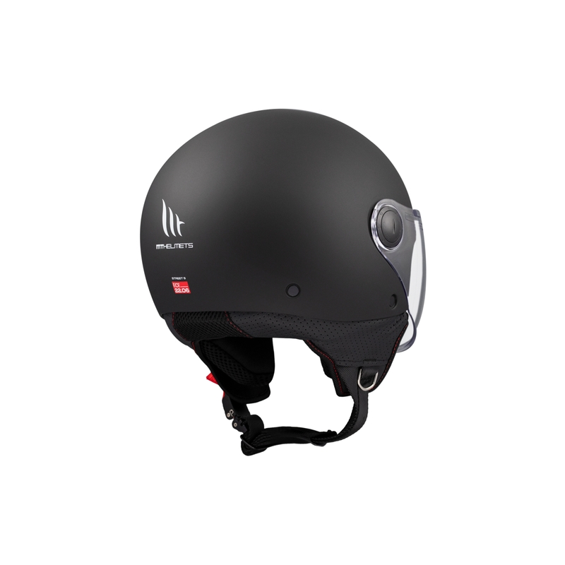 Otwarty kask motocyklowy MT Street S czarny matowy