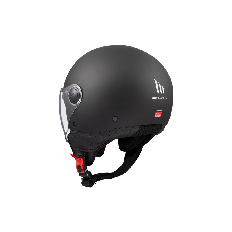 Otwarty kask motocyklowy MT Street S czarny matowy
