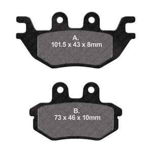 Brake pads EBC FA686TT