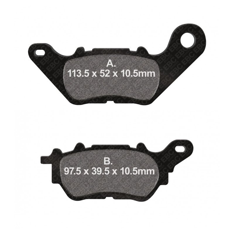 Brake pads EBC for YAMAHA CZD 300 X-Max 2017-2022, YAMAHA Tricity 300 2020-2023