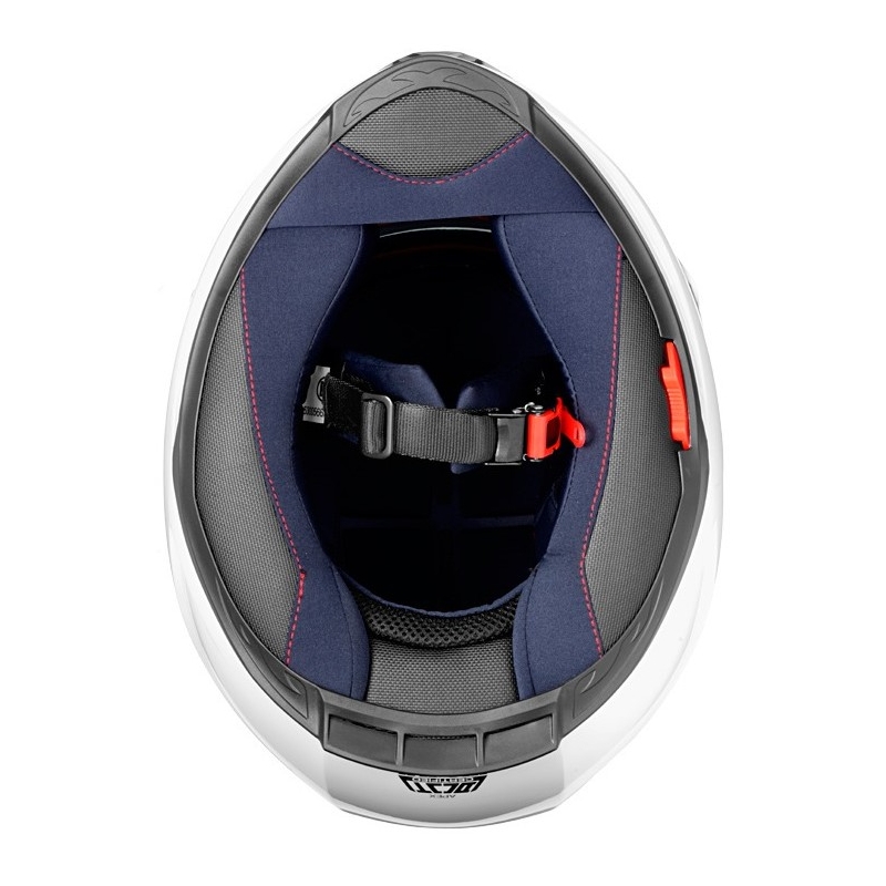 Integralny kask motocyklowy Cassida Apex Jawa - czerwono-czarno-szary