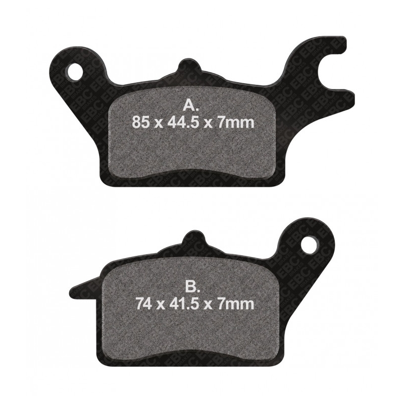 Brake pads EBC for KAWASAKI Z 125 2018-2020, HONDA C 125 Super Cub 2018-2023