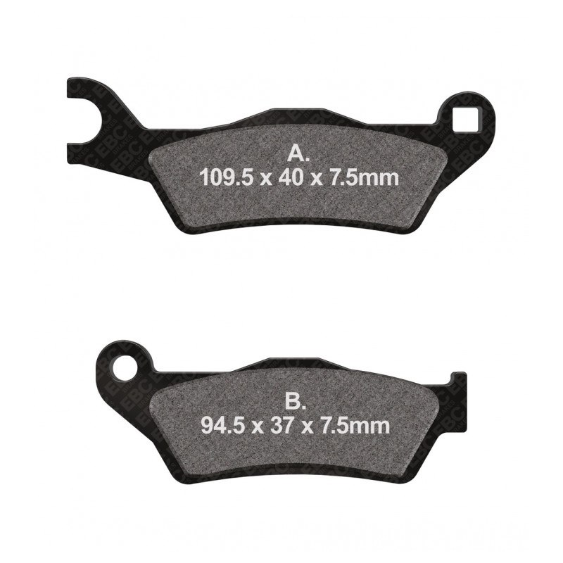 Brake pads EBC for PIAGGIO/VESPA TPH 50 Typhoon 2016-2021