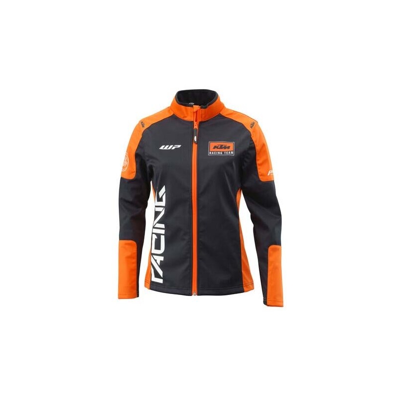 Damska kurtka softshell KTM Team czarno-pomarańczowa