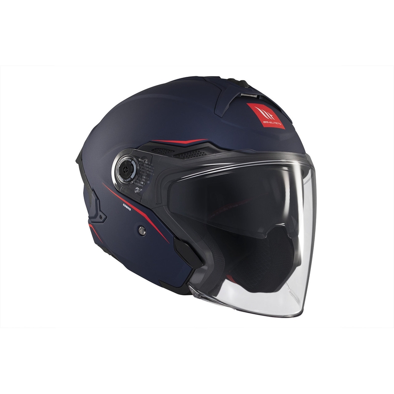 Kask otwarty MT Cosmo SV matowy niebieski