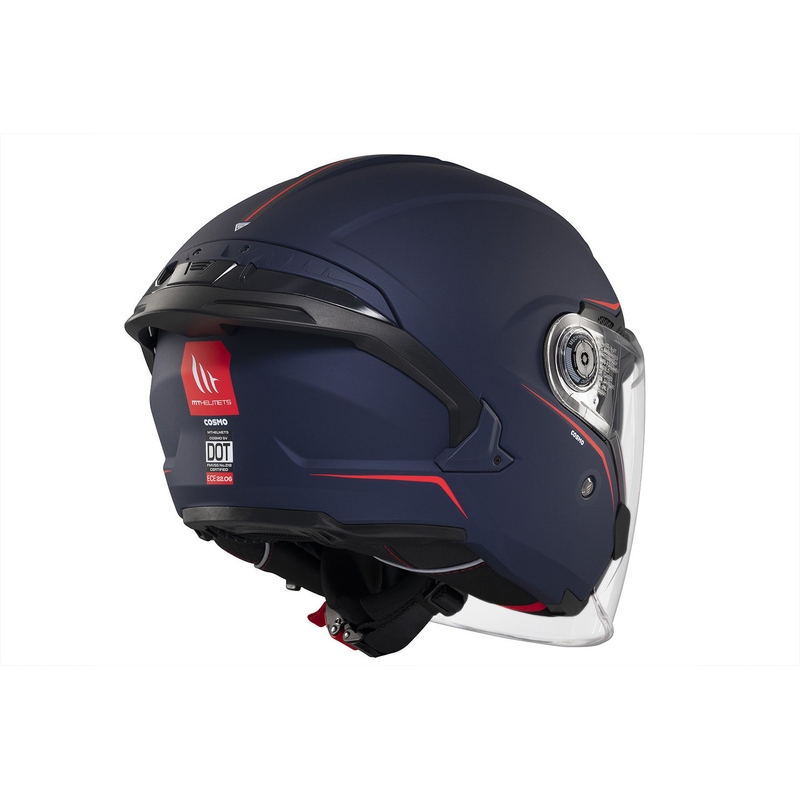 Kask otwarty MT Cosmo SV matowy niebieski