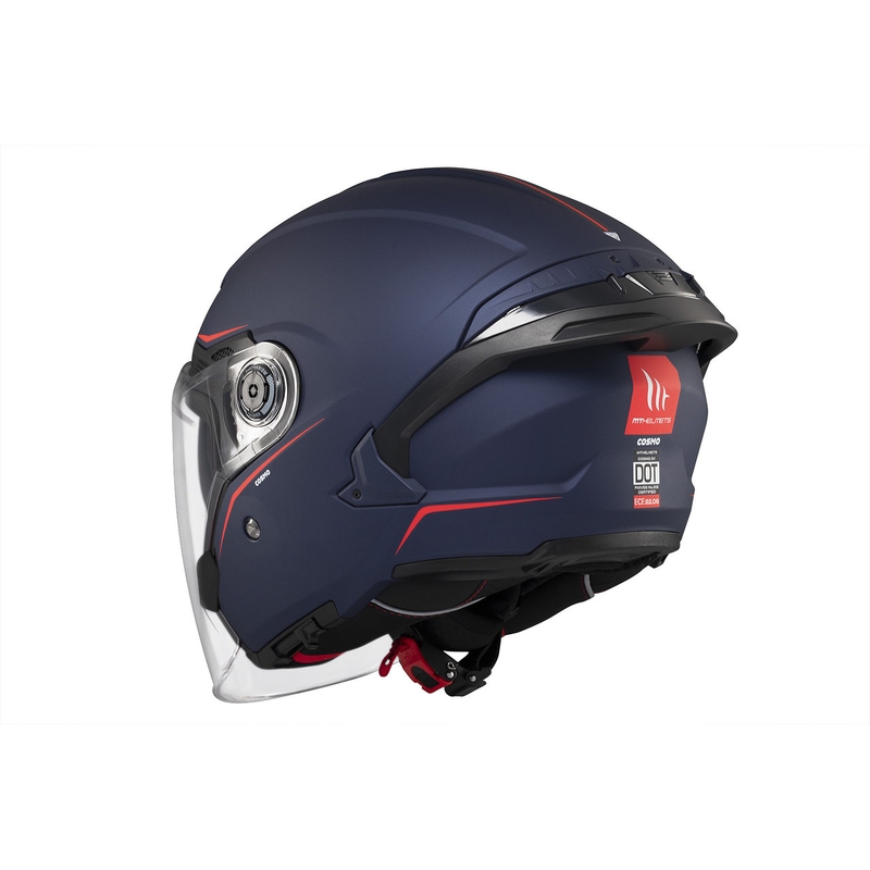 Kask otwarty MT Cosmo SV matowy niebieski