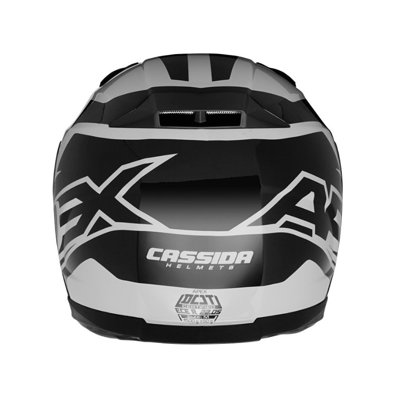 Integralny kask motocyklowy Cassida Apex Contrast szaro-czarny wyprzedaż