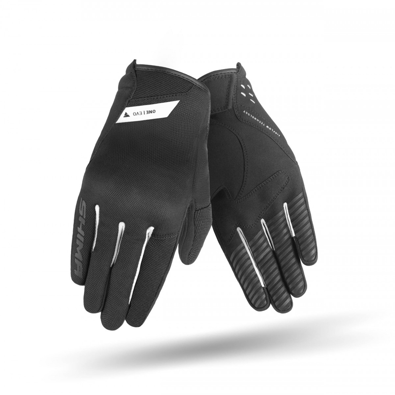 Rękawiczki motocyklowe Shima One EVO czarno-białe