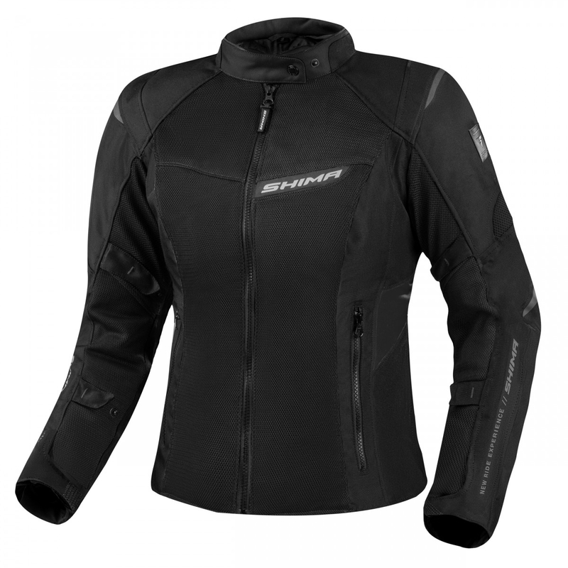 Damska kurtka motocyklowa Shima Rush Vent 2.0 w kolorze czarnym