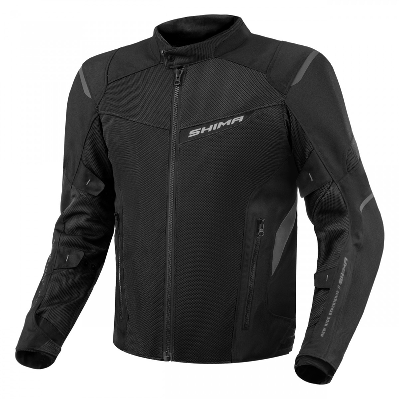 Kurtka motocyklowa Shima Rush Vent 2.0 w kolorze czarnym