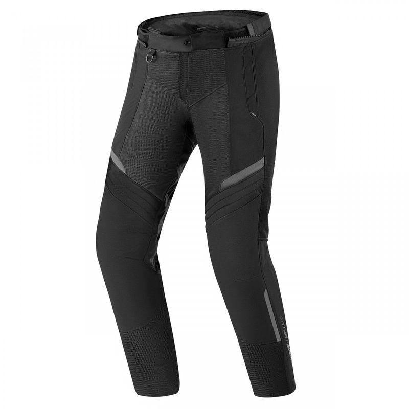 Damskie spodnie motocyklowe Shima Rush Vented 2.0 w kolorze czarnym
