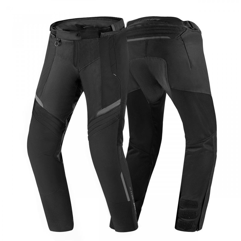 Damskie spodnie motocyklowe Shima Rush Vented 2.0 w kolorze czarnym