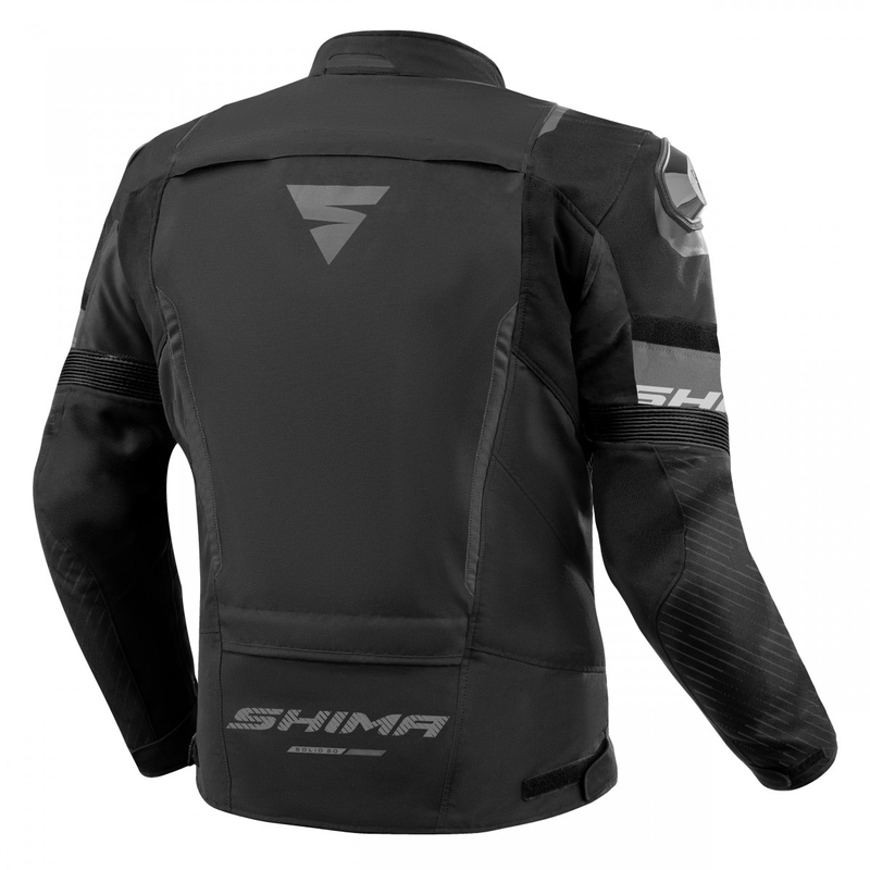 Kurtka motocyklowa Shima Solid 2.0 w kolorze czarnym