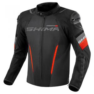 Kurtka motocyklowa Shima Solid 2.0 czarno-czerwona