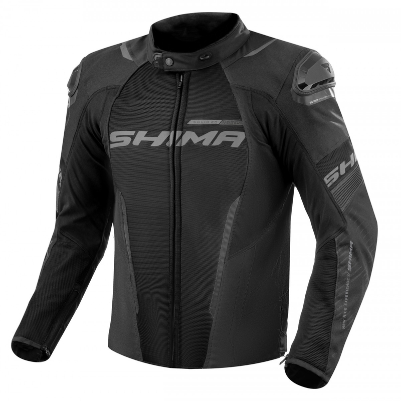 Kurtka motocyklowa Shima Solid 2.0 Vent w kolorze czarnym