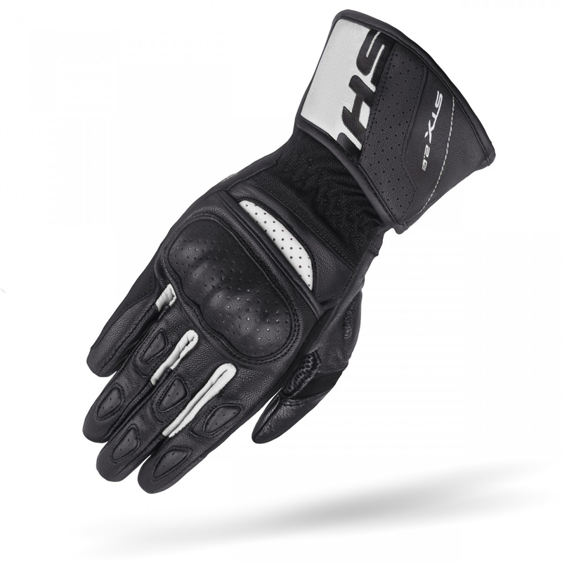 Rękawiczki motocyklowe Shima STX 2.0 czarno-białe