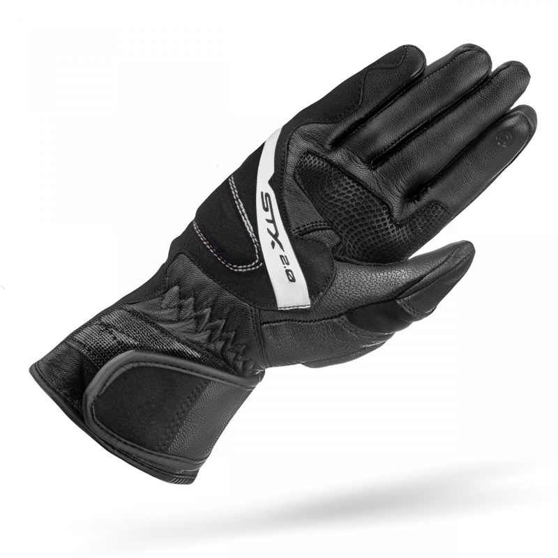 Rękawiczki motocyklowe Shima STX 2.0 czarno-białe