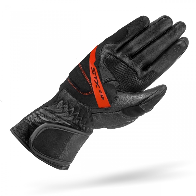 Rękawiczki motocyklowe Shima STX 2.0 czarno-czerwone