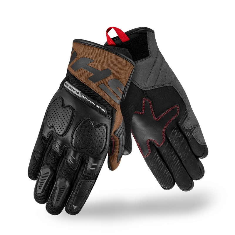 Rękawiczki motocyklowe Shima Blaze 2.0 czarno-brązowe
