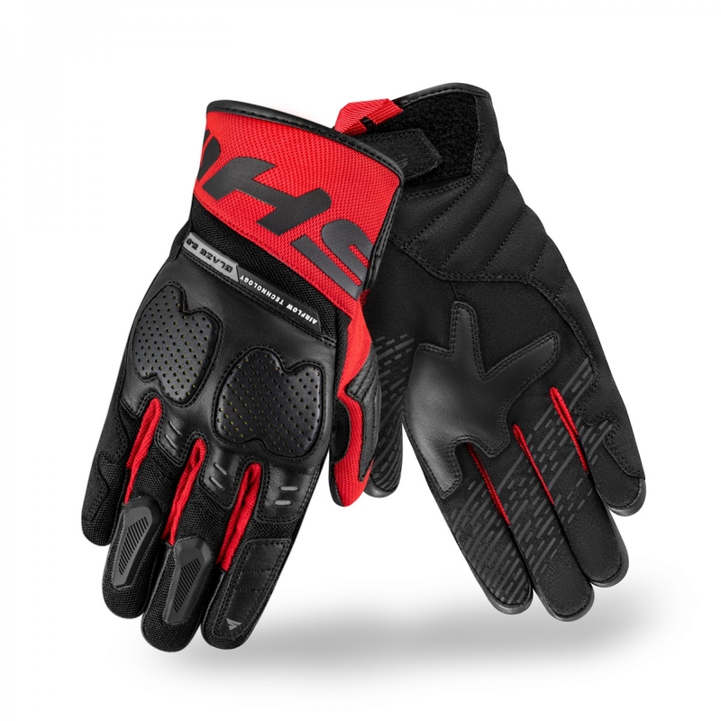 Rękawiczki motocyklowe Shima Blaze 2.0 czarno-czerwone