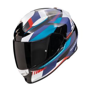Integralny kask motocyklowy Scorpion EXO-491 Abilis czarno-niebiesko-czerwony