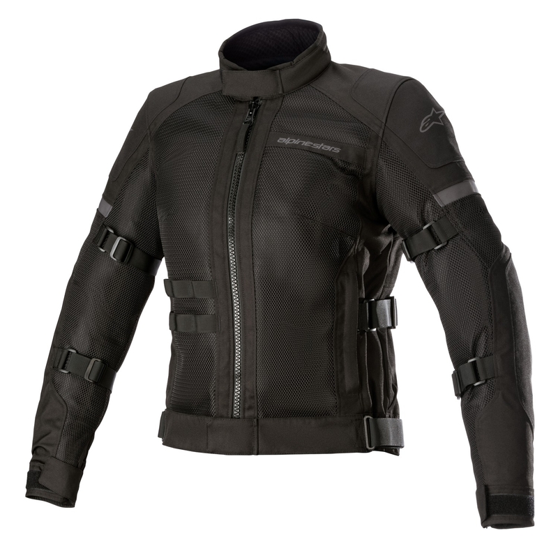 Kurtka motocyklowa damska Alpinestars Stella Crosshill Waterproof Air czarno-czarna