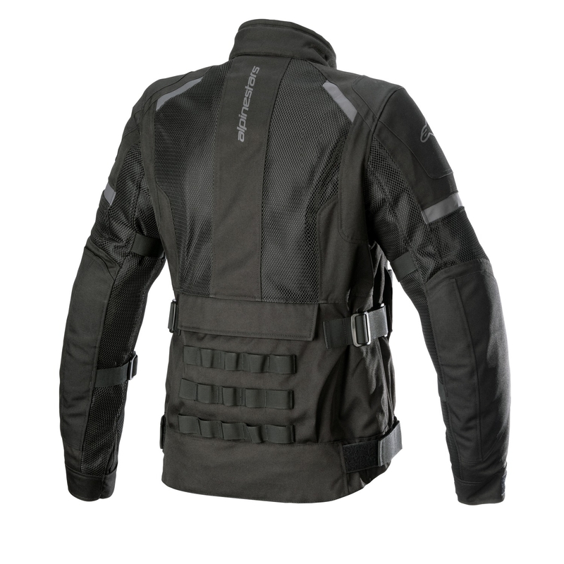 Kurtka motocyklowa damska Alpinestars Stella Crosshill Waterproof Air czarno-czarna