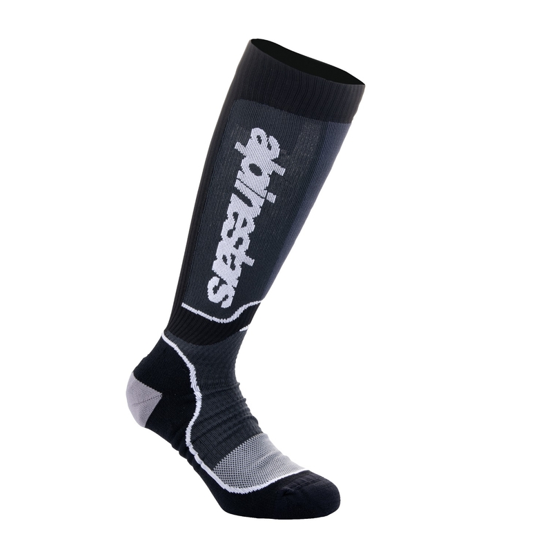 Skarpetki dziecięce Alpinestars MX Plus czarno-białe
