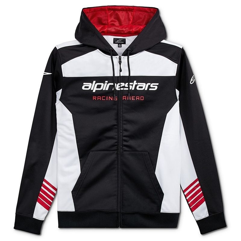 Czarno-biała bluza Alpinestars Sessions LXE Fleece