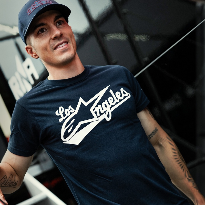 Koszulka Alpinestars Los Angeles w kolorze niebieskim