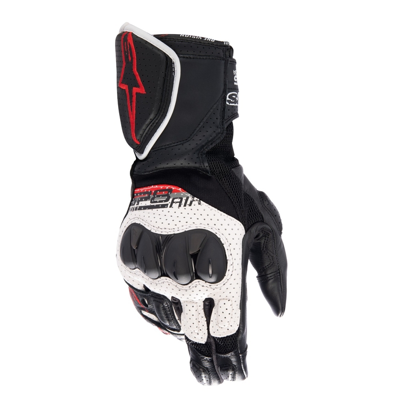 Rękawice motocyklowe Alpinestars SP-8 Air biało-czarno-czerwone