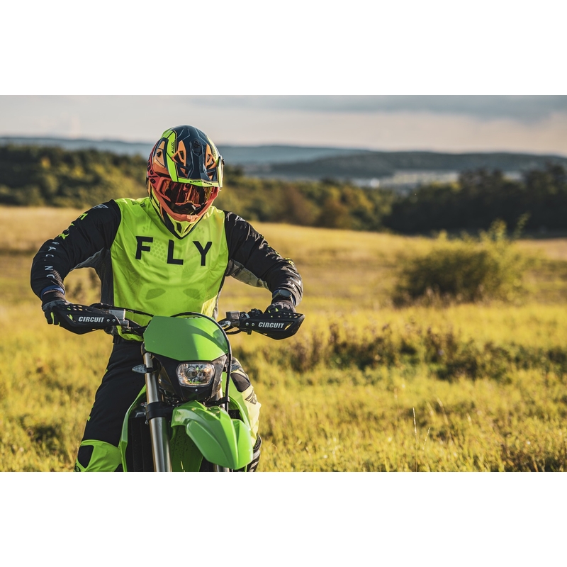 Kask motocrossowy Cassida Cross Pro 2 Contra fluo żółto-pomarańczowo-niebieski