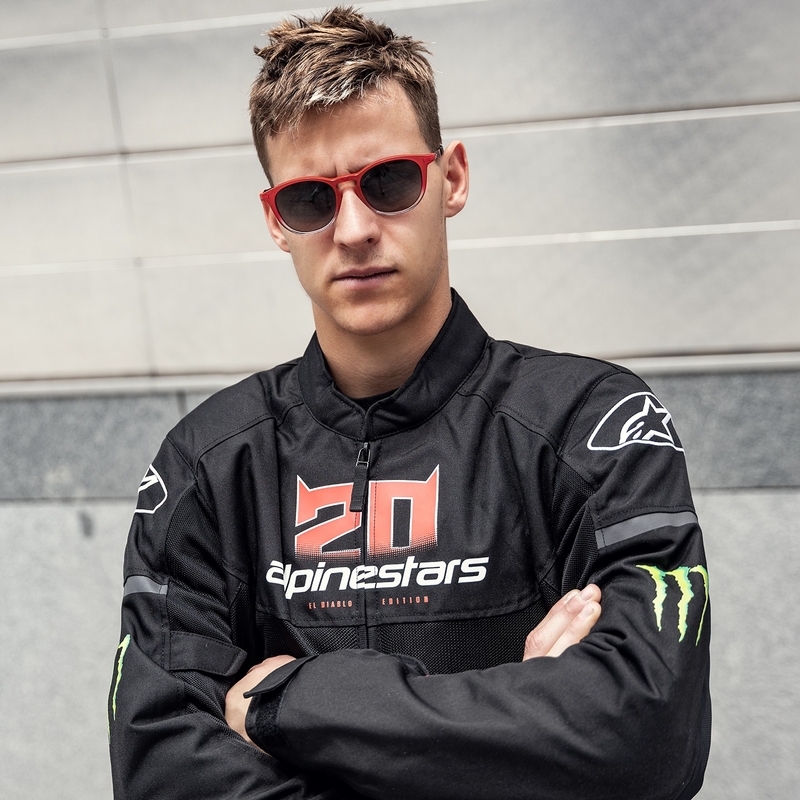 Kurtka motocyklowa Alpinestars T-SPS Air Monster FQ20 2024 Czarno-Czerwono-Biało-Zielona