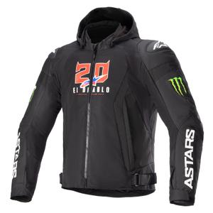 Kurtka motocyklowa Alpinestars Zaca Air Monster FQ20 w kolorze czarno-czerwono-niebieskim-biało-zielonym