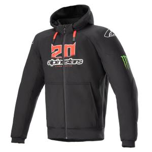 Kurtka motocyklowa Alpinestars Chrome Ignition Monster FQ20 w kolorze czarno-czerwono-biało-zielonym