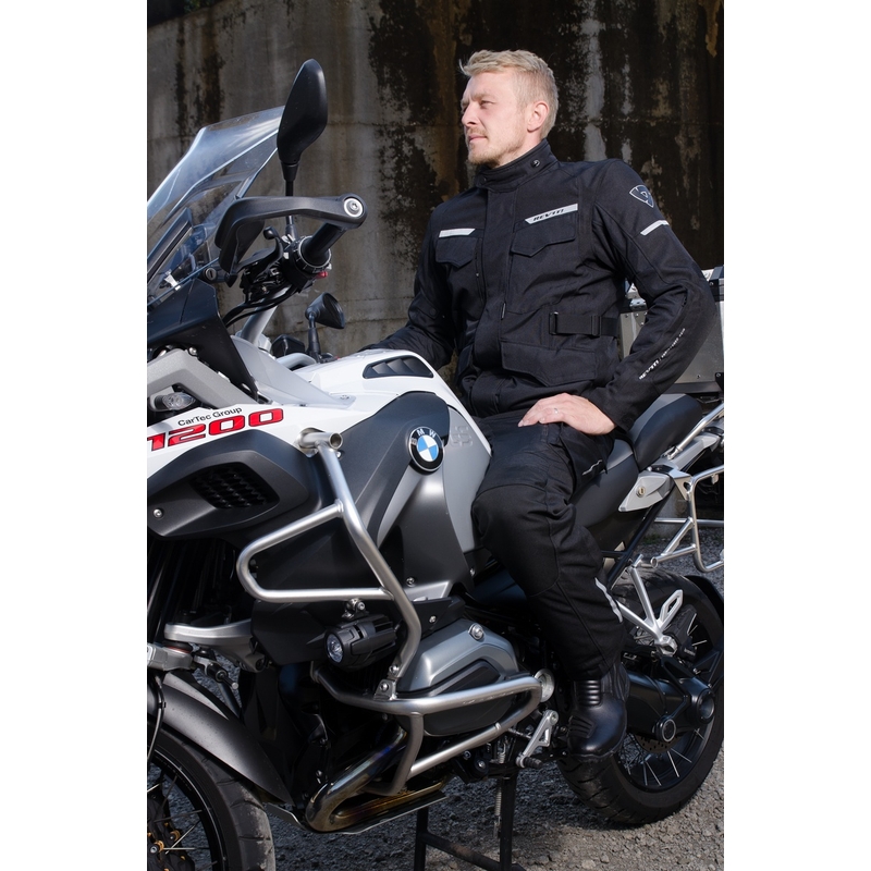 Kurtka motocyklowa Revit Outback 2 czarna wyprzedaż