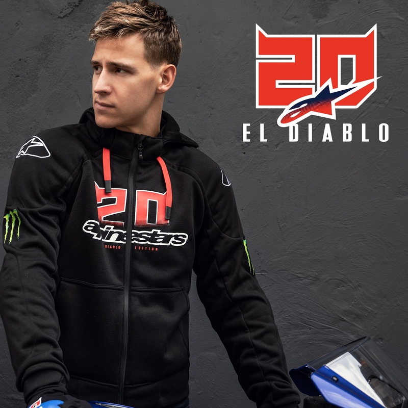 Kurtka motocyklowa Alpinestars Chrome Ignition Monster FQ20 w kolorze czarno-czerwono-biało-zielonym