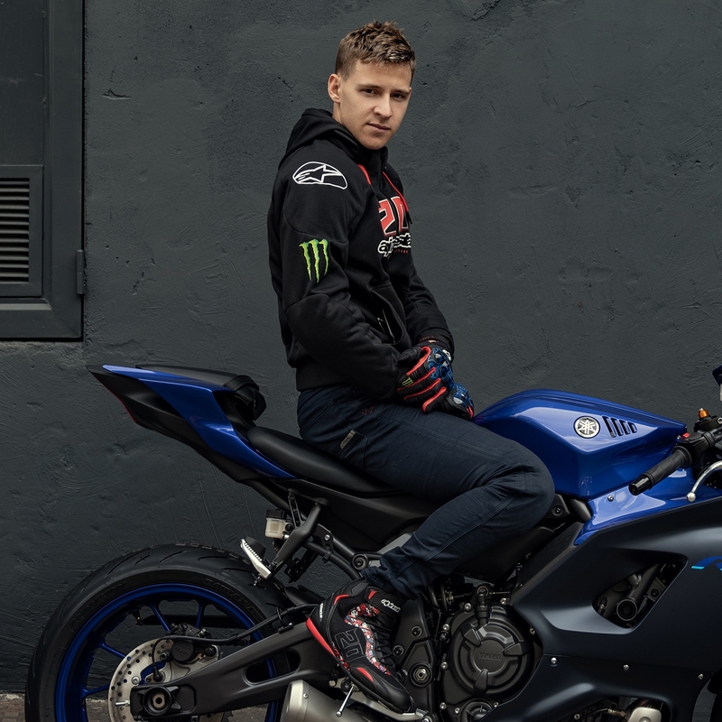 Kurtka motocyklowa Alpinestars Chrome Ignition Monster FQ20 w kolorze czarno-czerwono-biało-zielonym