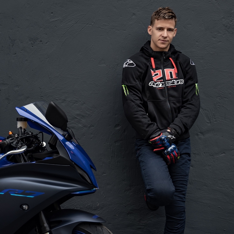Kurtka motocyklowa Alpinestars Chrome Ignition Monster FQ20 w kolorze czarno-czerwono-biało-zielonym