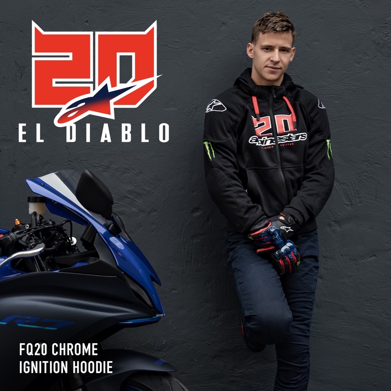 Kurtka motocyklowa Alpinestars Chrome Ignition Monster FQ20 w kolorze czarno-czerwono-biało-zielonym