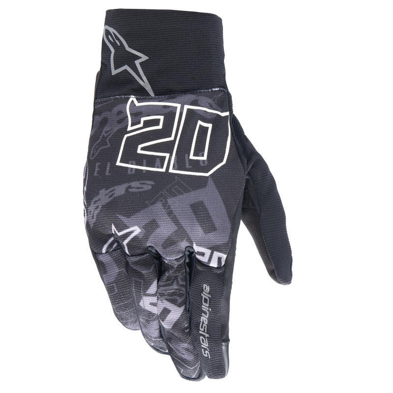 Rękawiczki motocyklowe Alpinestars Reef FQ20 czarno-szaro-białe