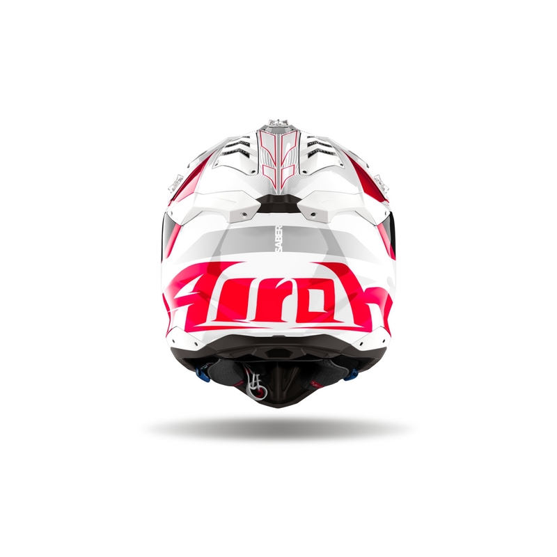 Kask motocrossowy Airoh Aviator 3 Saber Glossy Red
