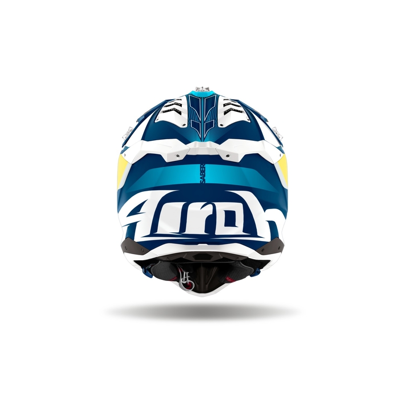 Kask motocrossowy Airoh Aviator 3 Saber matowoniebieski